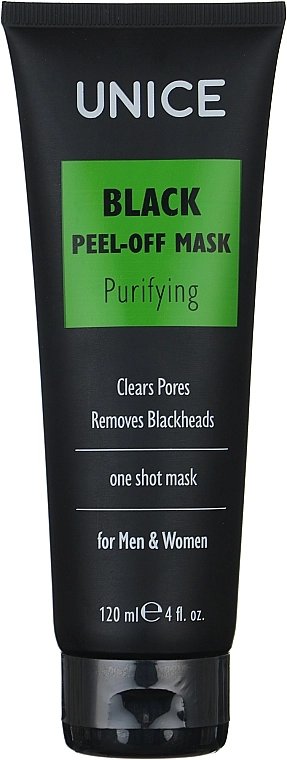 Unice Чорна маска-плівка Black Peel-Off Mask - фото N1