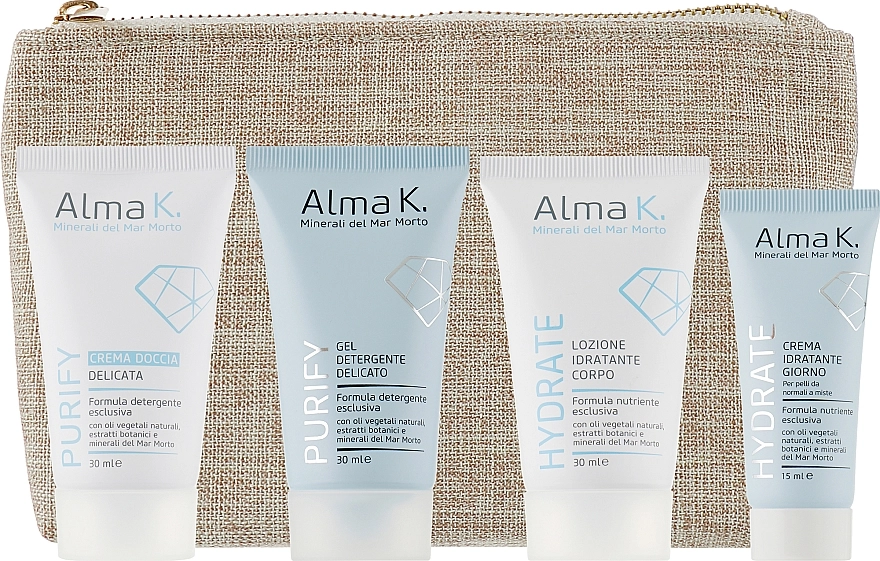 Alma K. Набір для подорожей, 5 продуктів Alma K Glow & Go Women Travel Kit - фото N1