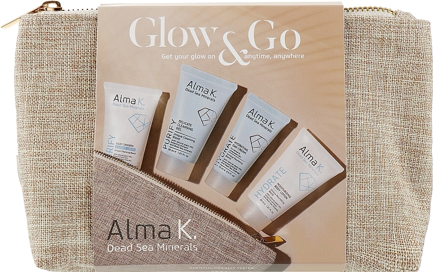 Alma K. Набір для подорожей, 5 продуктів Alma K Glow & Go Women Travel Kit - фото N2