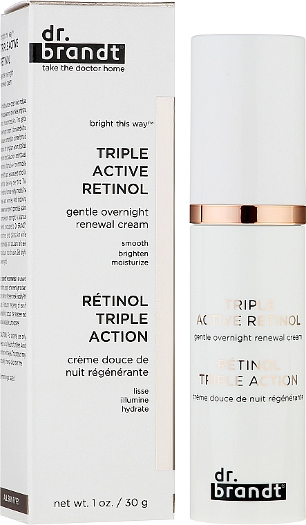 Dr. Brandt М'який нічний відновлювальний крем Triple Active Retinol - фото N2