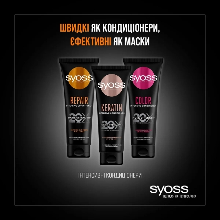 SYOSS Интенсивный кондиционер для слабых и ломких волос Keratin Intensive Conditioner - фото N5