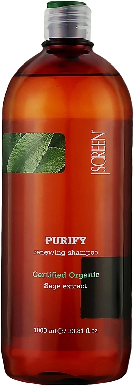 Screen Восстанавливающий шампунь Purify Renewing Shampoo - фото N3