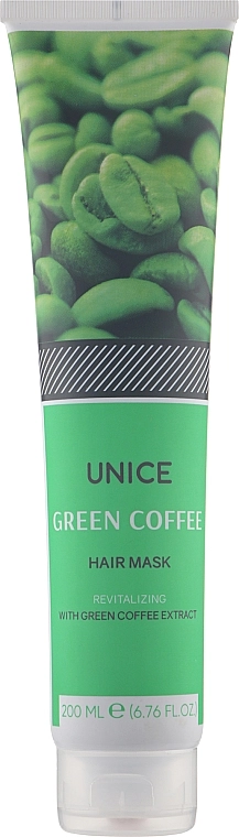 Unice Маска для волос с экстрактом зеленого кофе Green Coffee Hair Mask - фото N1