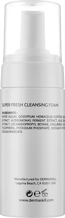 Dermaskill Очищувальна пінка для обличчя Super Fresh Cleansing Foam - фото N2