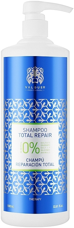 Valquer Шампунь для волосся Total Repair Zero 0% Shampoo - фото N2
