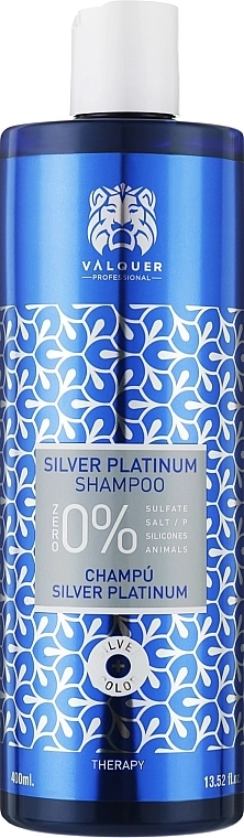 Valquer Шампунь для волос SIlver Platinum Shampoo - фото N1