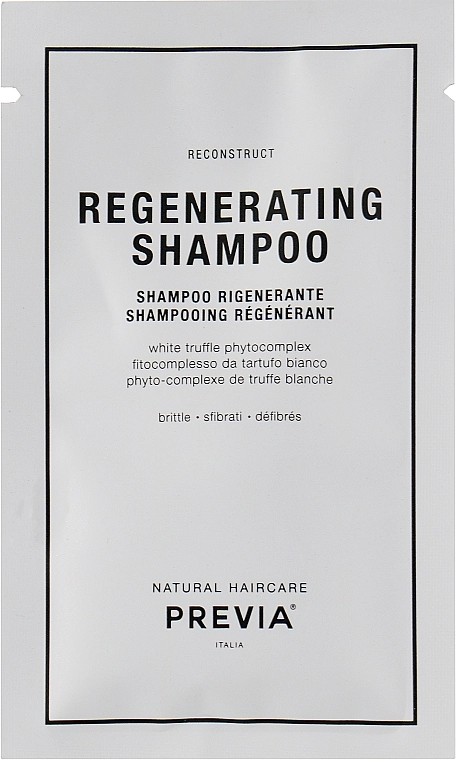 Previa Відновлювальний шампунь Reconstruct Regenerating Shampoo - фото N1