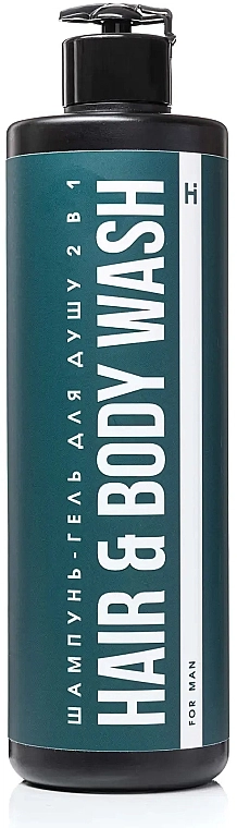 Hillary Шампунь-гель для душу 2в1 Hair & Body Wash For Man - фото N2