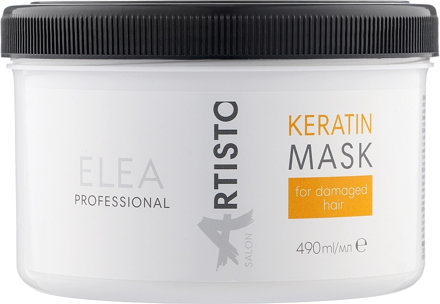 Elea Professional Маска реструктурирующая для волос Artisto Salon Keratin Mask For Damaged Hair - фото N1