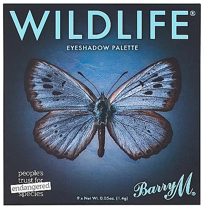 Barry M Cosmetics Wildlife Butterfly WLEP6 Eyeshadow Charity Palette Палетка теней для век - фото N1