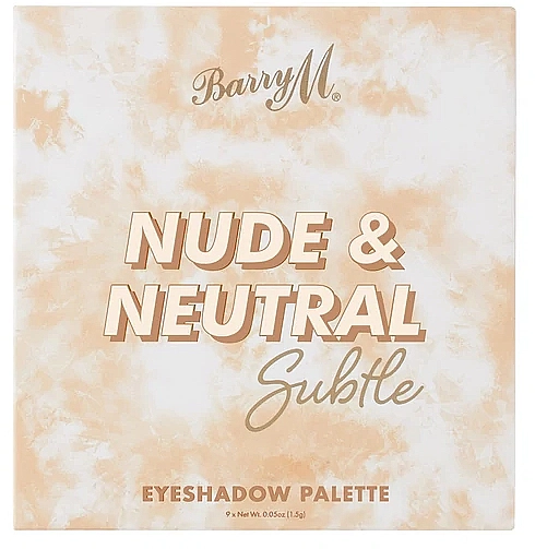 Barry M Nude & Neutral Eyeshadow Palette Палетка теней для век - фото N1