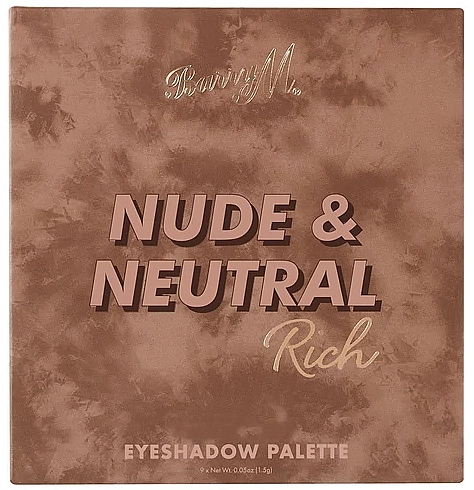 Barry M Nude & Neutral Eyeshadow Palette Палетка теней для век - фото N2