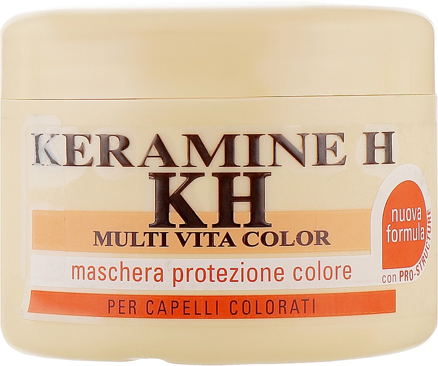Keramine H Маска для окрашенных волос Мультивитаколор Schermo Protettivo Multi Vita Color - фото N2