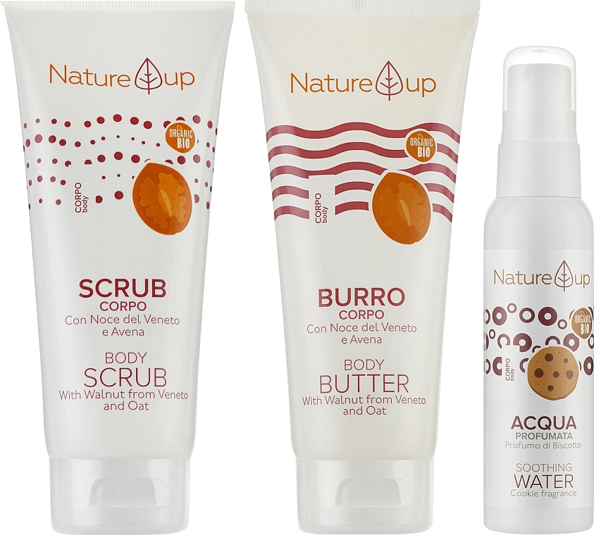 Bema Cosmetici Набір Nature Up Cookie (arom/water/100ml + b/scr/200ml + butter/200ml) - фото N2