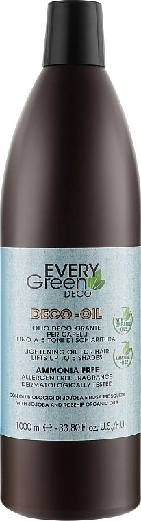 EveryGreen Осветляющее масло для волос с жожоба Deco-Oil - фото N1