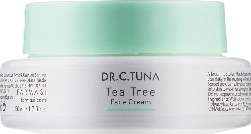 Farmasi Крем для лица с маслом чайного дерева Dr. C. Tuna Tea Tree Face Cream - фото N1