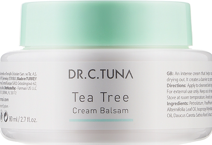 Farmasi Крем для лица Dr.C.Tuna Tea Tree Cream Balsam - фото N1