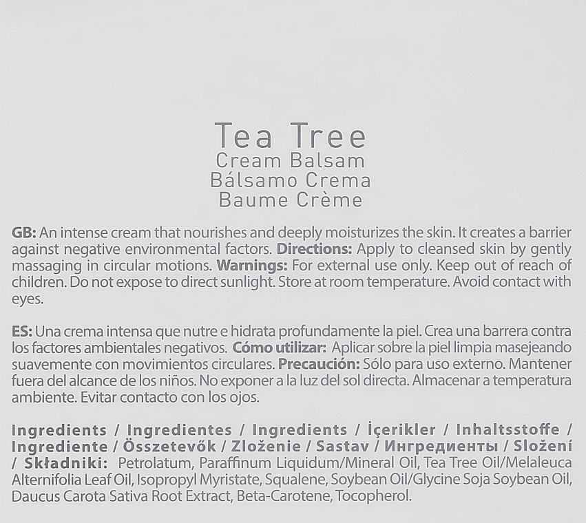 Farmasi Крем для обличчя Dr.C.Tuna Tea Tree Cream Balsam - фото N3
