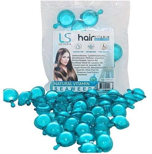 Lesasha Тайские капсулы для волос c водорослями Hair Serum Vitamin Seaweed - фото N1