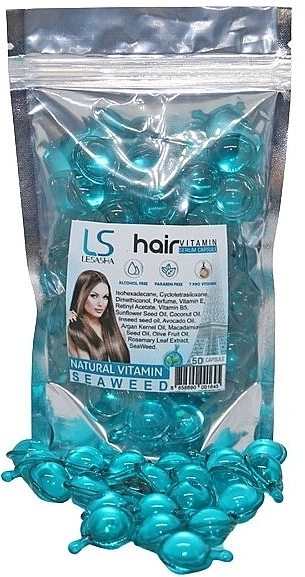 Lesasha Тайські капсули для волосся з водоростями Hair Serum Vitamin Seaweed - фото N3