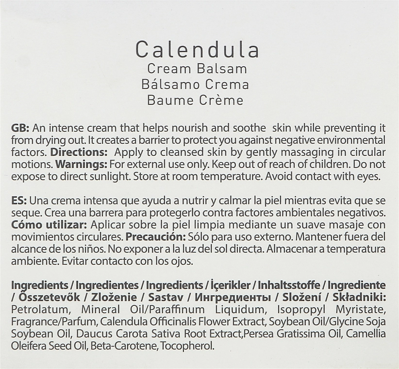 Farmasi Крем-бальзам "Календула" Dr.C.Tuna Calendula Face Cream - фото N3