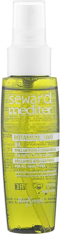 Helen Seward Двофазна олія «Блиск і легкість» для волосся Botanical 10/0 Oil - фото N1
