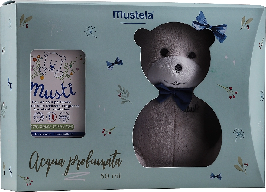 Mustela Musti Набір (edt/50ml + toy) - фото N1