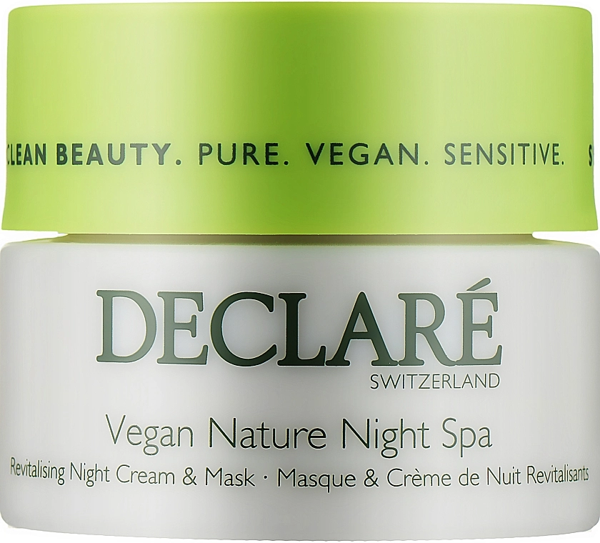 Declare Ночной крем-маска для лица Vegan Nature Night Spa - фото N1