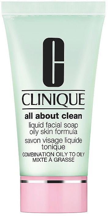 Clinique Сильнодіюче рідке мило для жирної шкіри All About Clean Liquid Facial Soap - фото N1