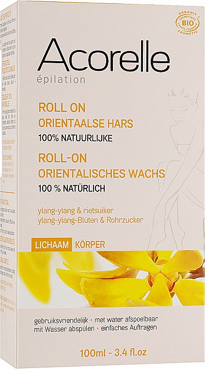 Acorelle Цукровий віск "Східний іланг" у касетах Roll On Ylang Oriental Body Wax * - фото N1