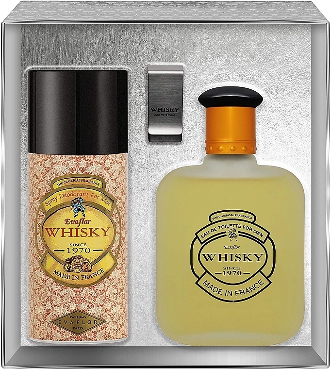 Evaflor Whisky Набір (edt/100ml + deo/150ml + acc.) - фото N1