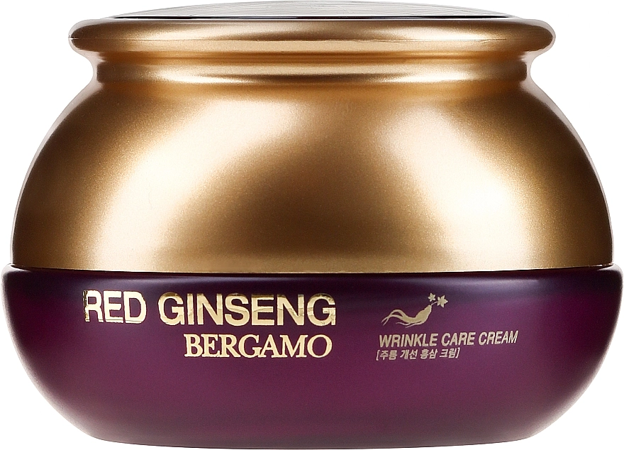 Bergamo Крем від зморщок для обличчя Red Ginseng Wrinkle Care Cream - фото N1