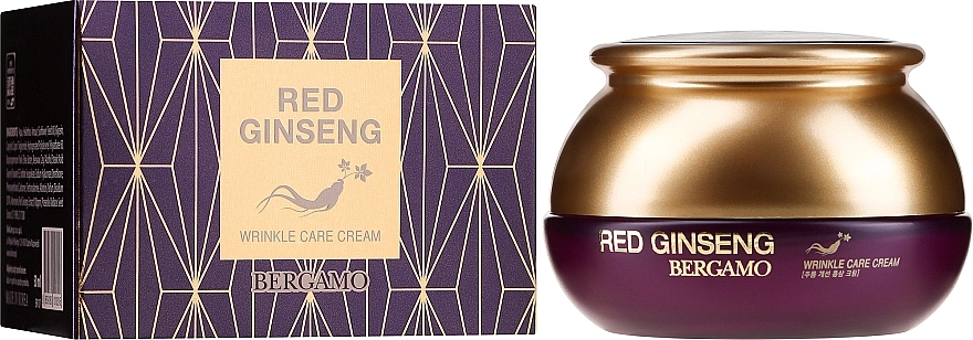 Bergamo Крем от морщин для лица Red Ginseng Wrinkle Care Cream - фото N2