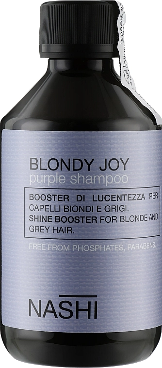 Nashi Argan Шампунь пурпурний Blondy Joy Purple Shampoo - фото N1