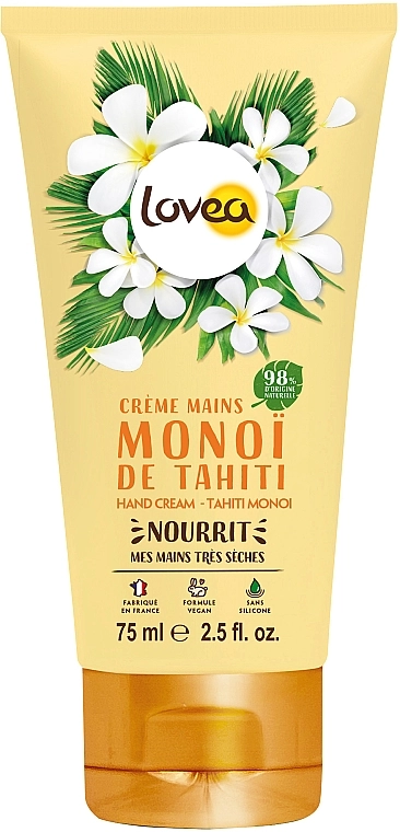 Lovea Крем для рук «Моної» Hand Cream Tahiti Monoi - фото N1