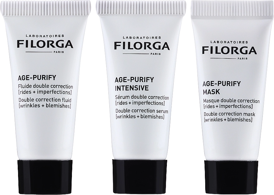 Filorga Набір мініатюр Age Purify Purifying Smoothing (mask/7ml + serum/7ml + fl/7ml) - фото N2