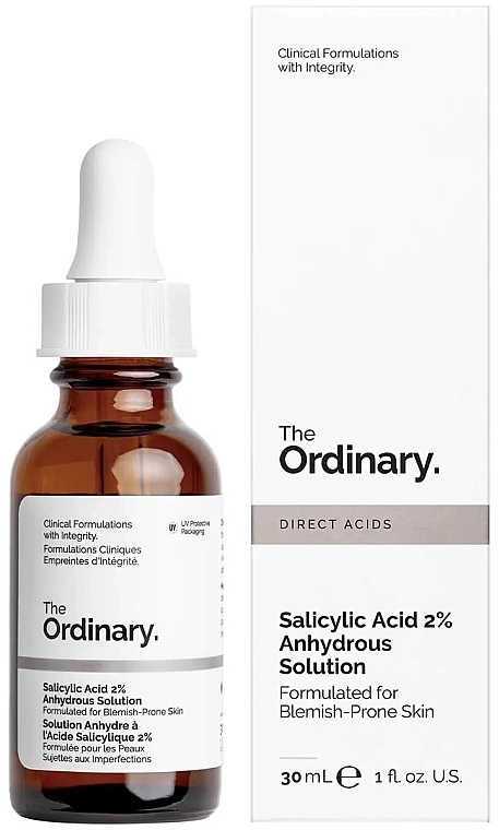 The Ordinary Сироватка для обличчя з 2% безводним розчином саліцилової кислоти Salicylic Acid 2% Solution - фото N1