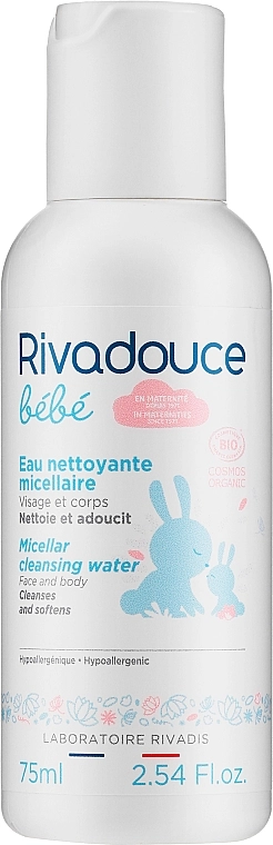 Rivadouce Мицеллярная вода Bebe Micellar Cleansing Water (travel) - фото N1