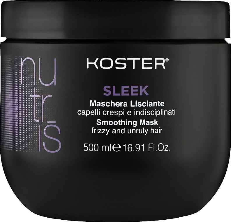 Koster Маска для кучерявого й неслухняного волосся Nutris Sleek Mask - фото N3