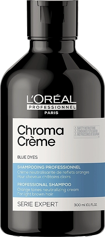 L'Oreal Professionnel Крем-шампунь для волос с синим пигментом Serie Expert Chroma Creme Professional Shampoo Blue Dyes - фото N1