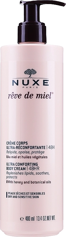 Nuxe Крем для тела Reve de Miel Ultra Comforting Body Cream (с помпой) - фото N1