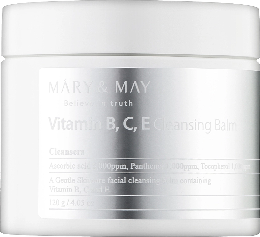 Mary & May Vitamine B.C.E Cleansing Balm Очищающий бальзам с витаминами B, C, E, - фото N1