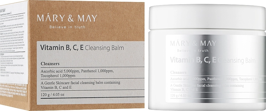 Mary & May Vitamine B.C.E Cleansing Balm Очищувальний бальзам з вітамінами B, C, E - фото N2