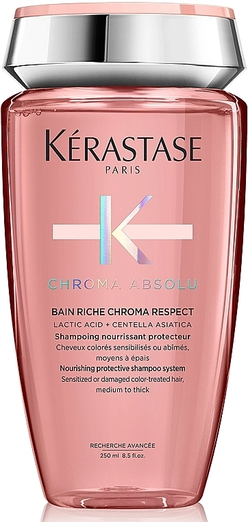 Kerastase Шампунь-ванна для живлення та захисту фарбованого чутливого волосся та пошкодженого волосся Chroma Absolu Bain Riche Chroma Respect - фото N1