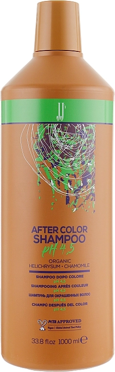 JJ's Закрепляющий шампунь для окрашенных волос After Color Shampoo PH 4.5 - фото N1