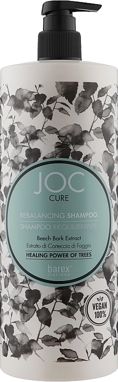 Barex Italiana Шампунь для жирної шкіри голови з екстрактом кори бука Joc Cure Balansing Shampoo - фото N1