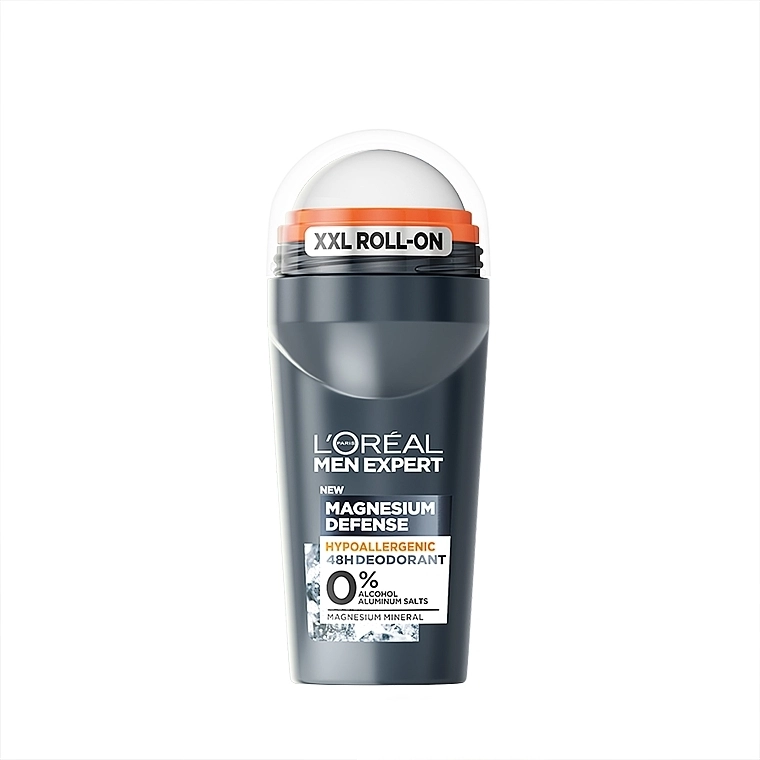 L’Oreal Paris Шариковый дезодорант-антиперспирант для тела "Защита Магния" Men Expert Magnesium Defence Deo Roll-on - фото N1