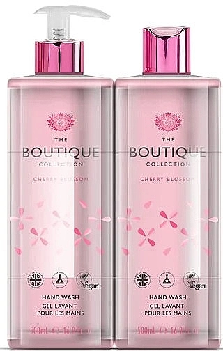 Grace Cole Набір Boutique Cherry Blossom Hand Wash Refill Pack (2 х h/wash/500ml) - фото N1