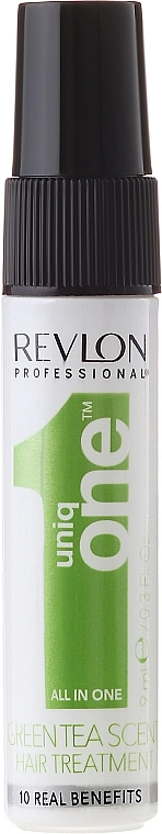 Revlon Professional Спрей-маска для ухода за волосами с ароматом зеленого чая Uniq One Green Tea Scent Treatment (пробник) - фото N1