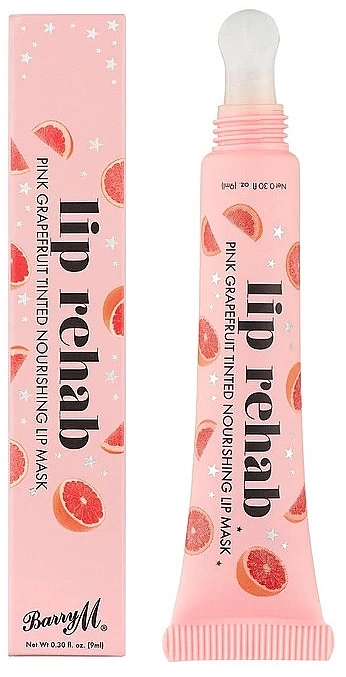 Barry M Живильна маска для губ "Грейпфрут" Lip Rehab Pink Grapefruit Nourishing Lip Mask - фото N1